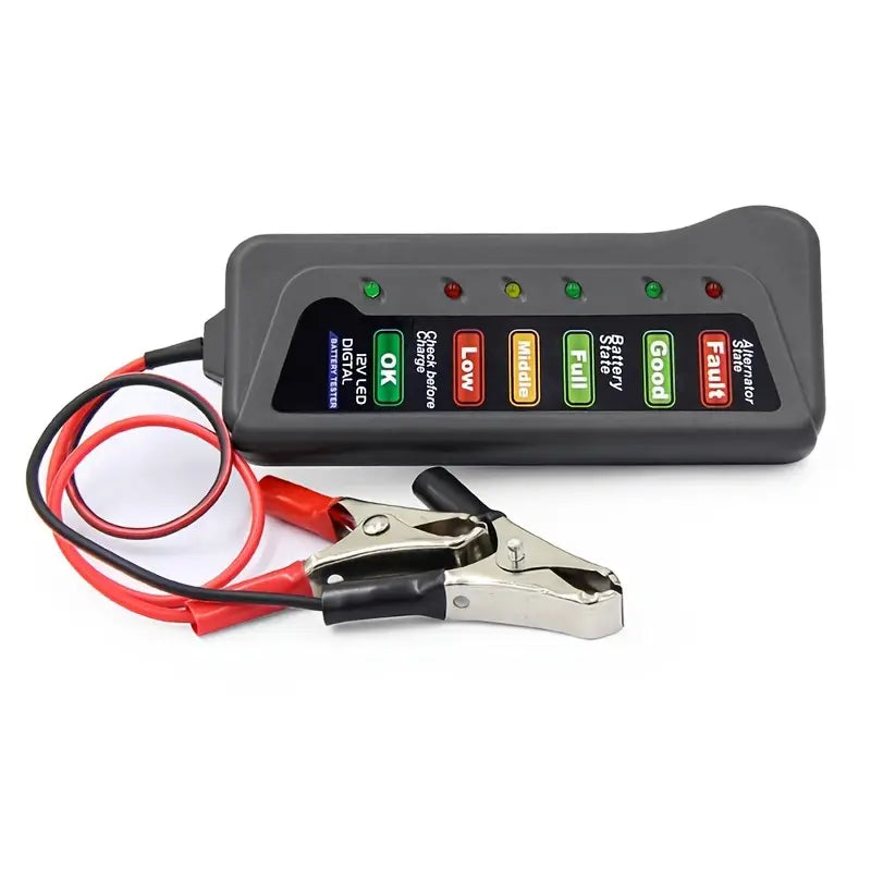 12V Automotive Digital Battery Tester for Car/Electric Vehicle/Motorcycle