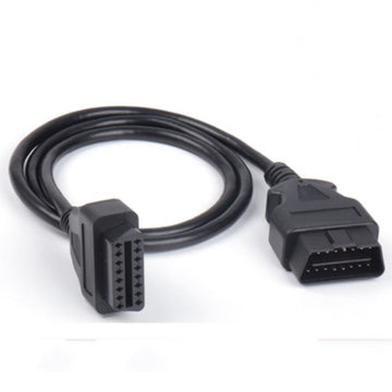 OBDII 16pin extension cable 1m (upgraded version) high quality twisted pair  Extentin Cables OBD male to OBD Female