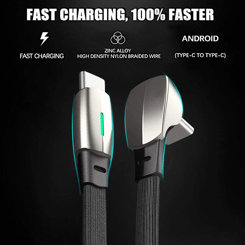 Fast Charge Type C to Lighting Cable For Tesla