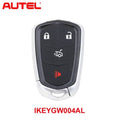 مفتاح التحكم عن بعد الذكي العالمي AUTEL IKEY GM004AL GM005AL لسيارات GM-Cadillac بـ 4 أزرار/ 5 أزرار