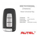 مفتاح ذكي عالمي من AUTEL IKEY HY003AL HY004AL لسيارة Hyundai بثلاثة أزرار/أربعة أزرار