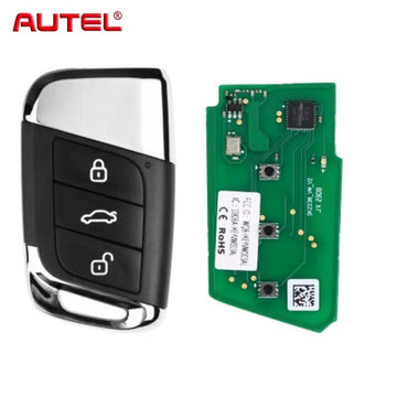 مفتاح التحكم عن بعد الذكي العالمي AUTEL IKEY VW003AL لسيارات VW بثلاثة أزرار