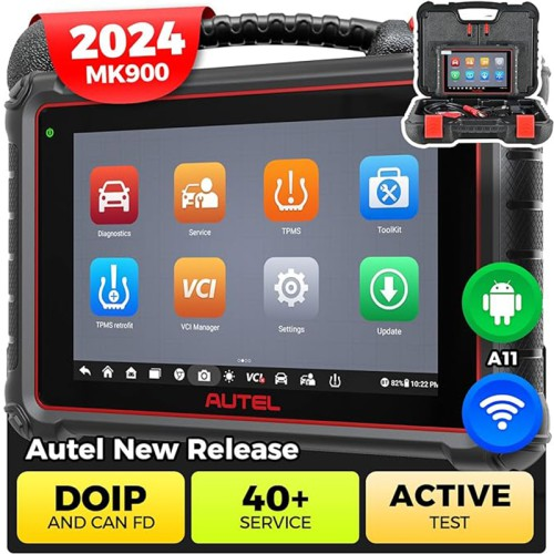 Autel MaxiCOM MK900 MK900-BT MK900-TS Full System Diagnostic Tool OE-level System Supports FCA Autoauth & SGW