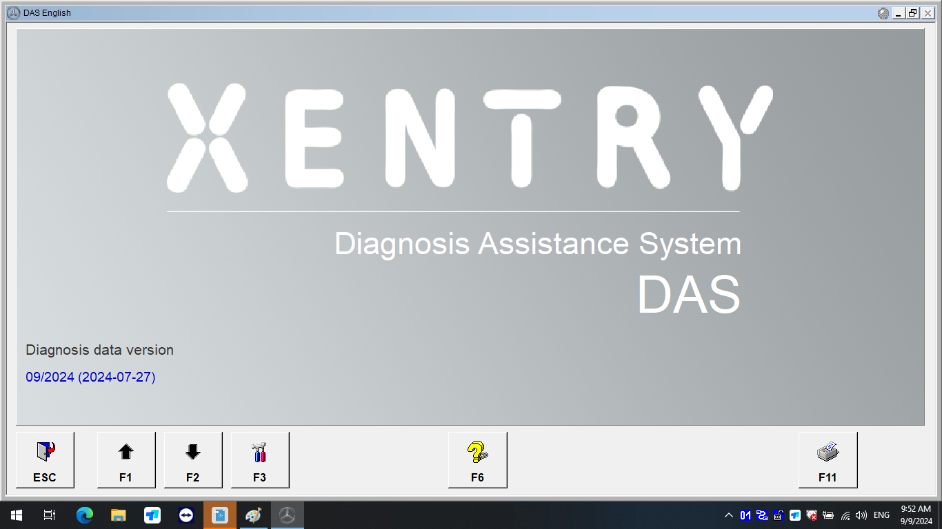 V2024.09 Benz Xentry Diagnostic & Programming Software For Mercedes installed in SSD/HDD