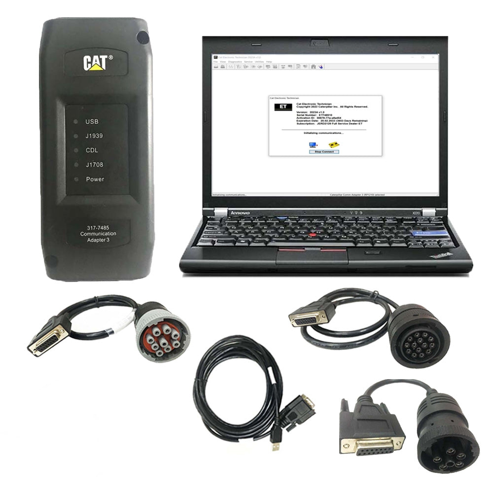 CAT ET III Caterpillar ET Diagnostic Adapter 3 Truck Diagnostic Tool With V2019A/V2024A Software