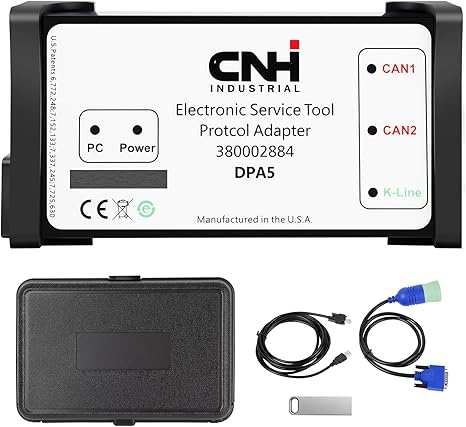 CNH DPA5 Kit V9.9 Diagnostic Tool Dearborn Protocol Adapter 5 New Holland Electronic Service Tools