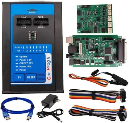 Car Prog II V8.28 ECU Chip Tuning Programer Full Set ECU Tool Airbag Reseter