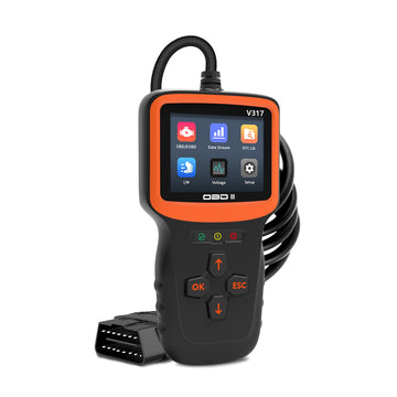 V317 Automobile Fault Detector OBD II EOBD OBD 2 Oxygen Sensor Test Engine Fault Diagnosis Universal Car Diagnostic Tool