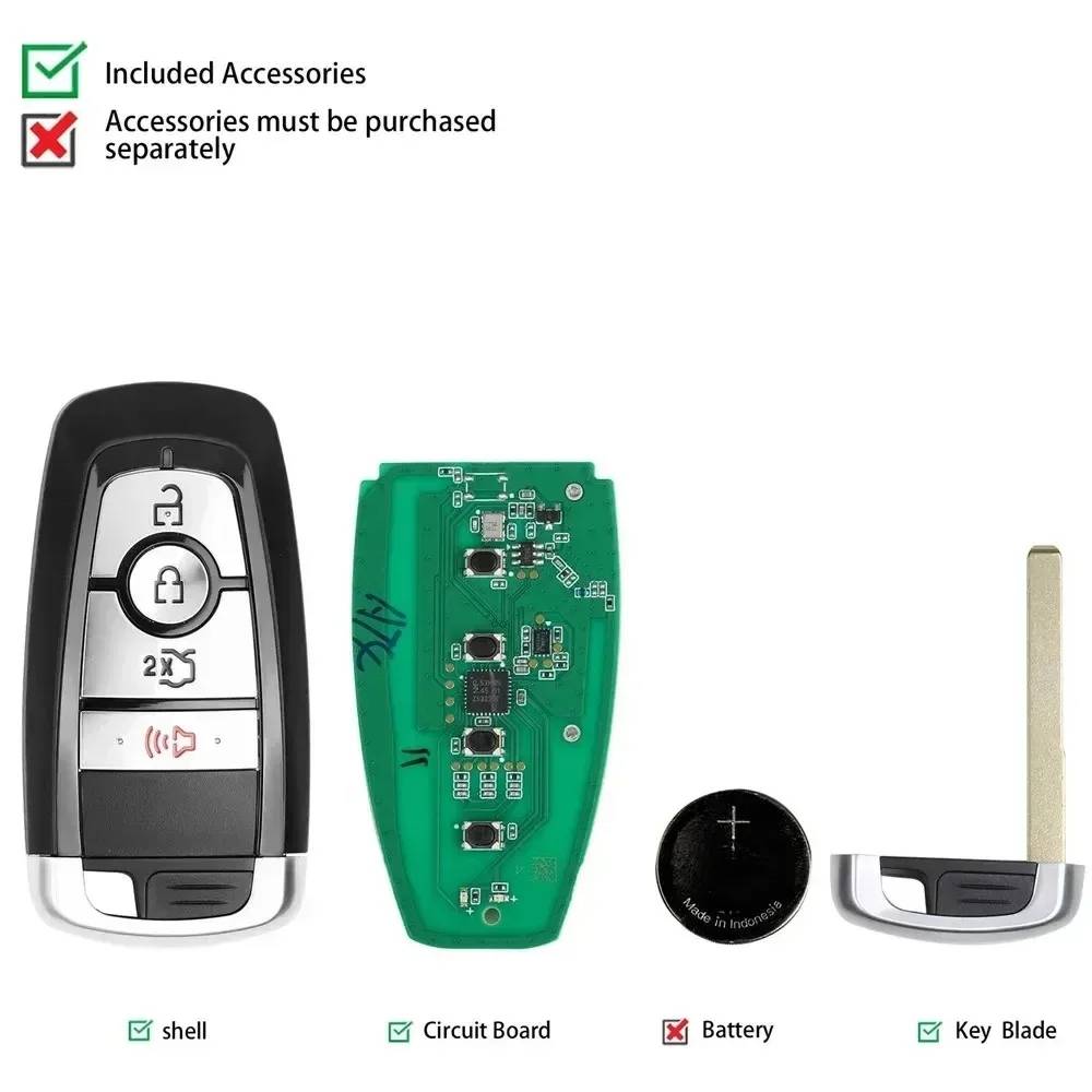 AUTEL IKEY Smart Key IKEYFD004AH IKEYFD005AH 4 Buttons/ 5 Buttons For Ford