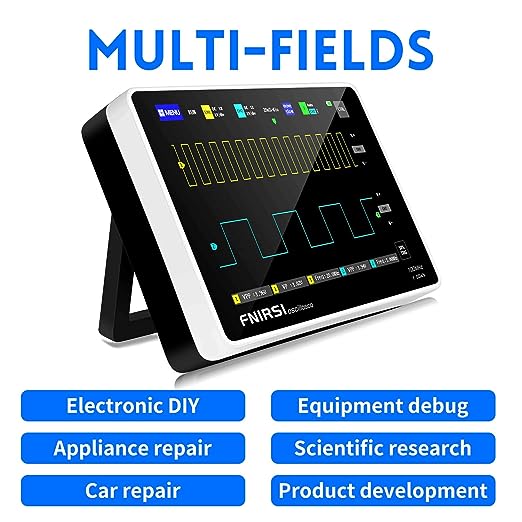 FNIRSI-1013D Digital Tablet Oscilloscope 2 Channels 100Mhz Bandwidth 1GSa/s