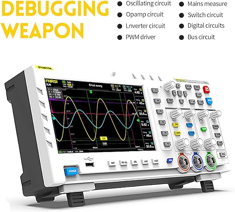 FNIRSI 1014D Oscilloscope 2 in 1 Digital Oscilloscope DDS Signal Generator