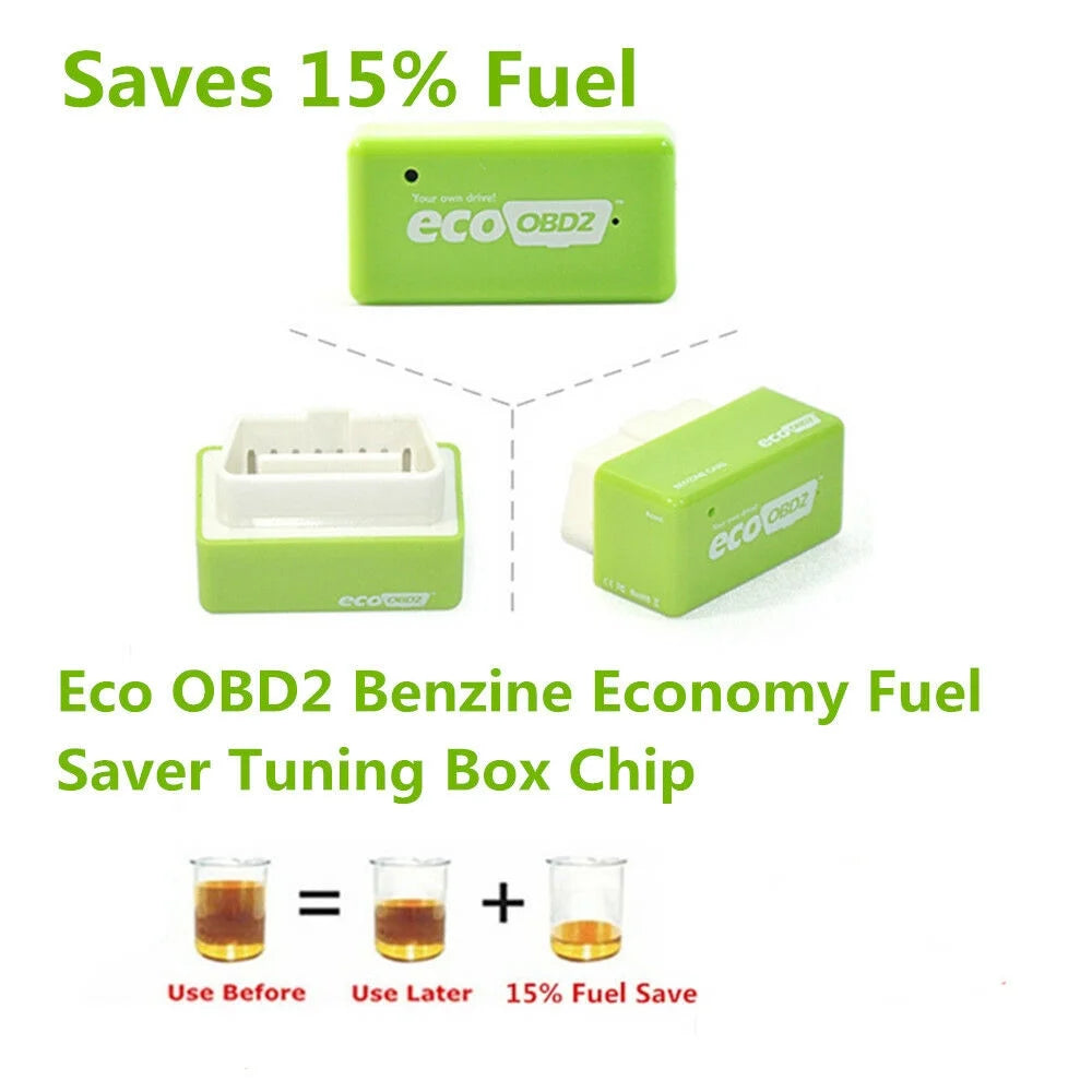 EcoOBD2 Benzinel green  Benzine Tuning Box Chip for Petrol Car Gas Saving Gasoline Car