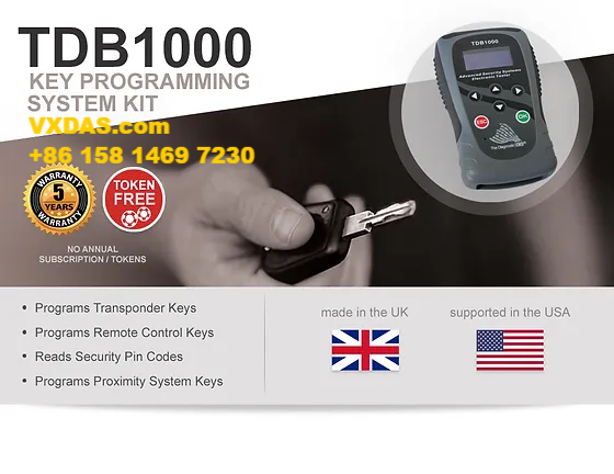 TDB1000 Key Programmer Advanced Security Systems Electronic Tester【Pre-order】