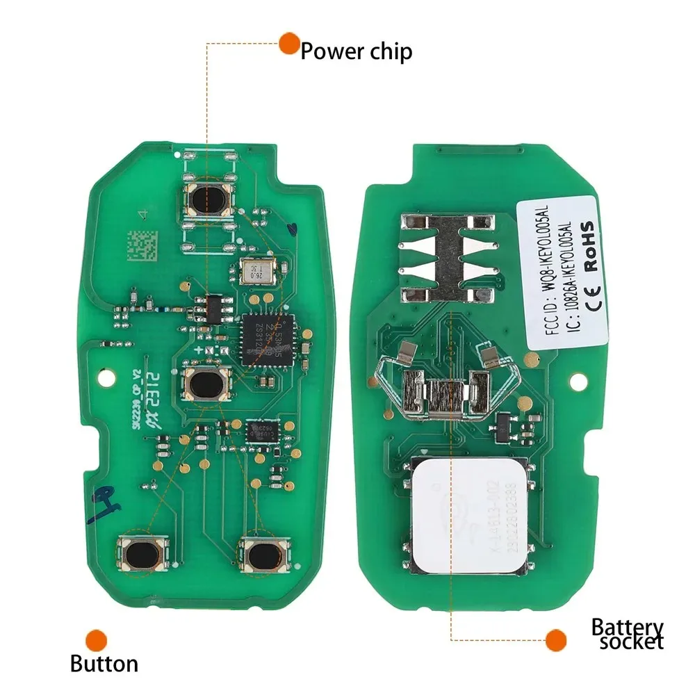 مفتاح التحكم عن بعد الذكي العالمي AUTEL IKEY OL004AL OL005AL لسيارة Buick بـ 4 أزرار/ 5 أزرار