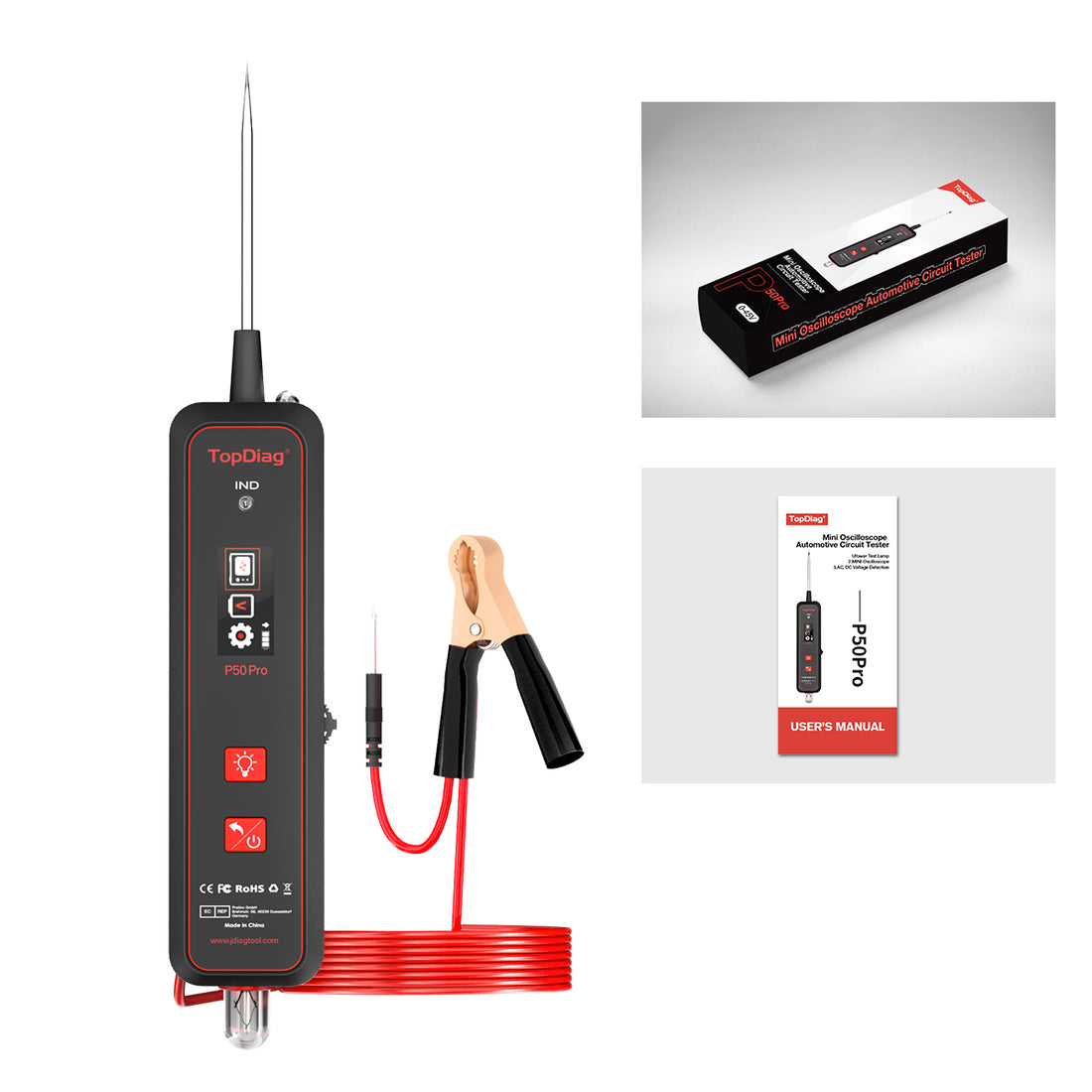 TopDiag P50 pro Automotive Circuit Tester