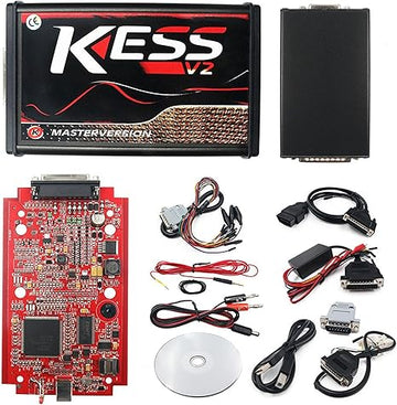 KESS V2 Master الإصدار V5.017 Ksuite SW V2.80 PCB باللون الأحمر بدون رمز محدود