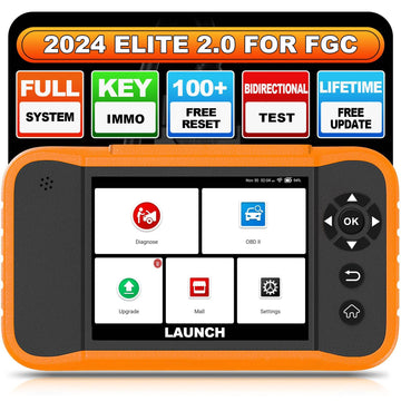 LAUNCH X431 Elite 2.0 PRO BBA/FGC Full System Diagnostic Tools Lifetime Free Update