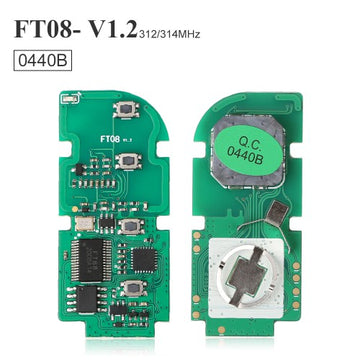 Lonsdor FT08-0440B Toyota Lexus 8A Smart Key PCB 312MHz/ 314MHz