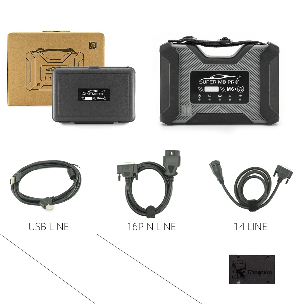 SUPER MB PRO M6+ Pro Star Diagnosis Tool Full Configuration for Benz Cars and Trucks