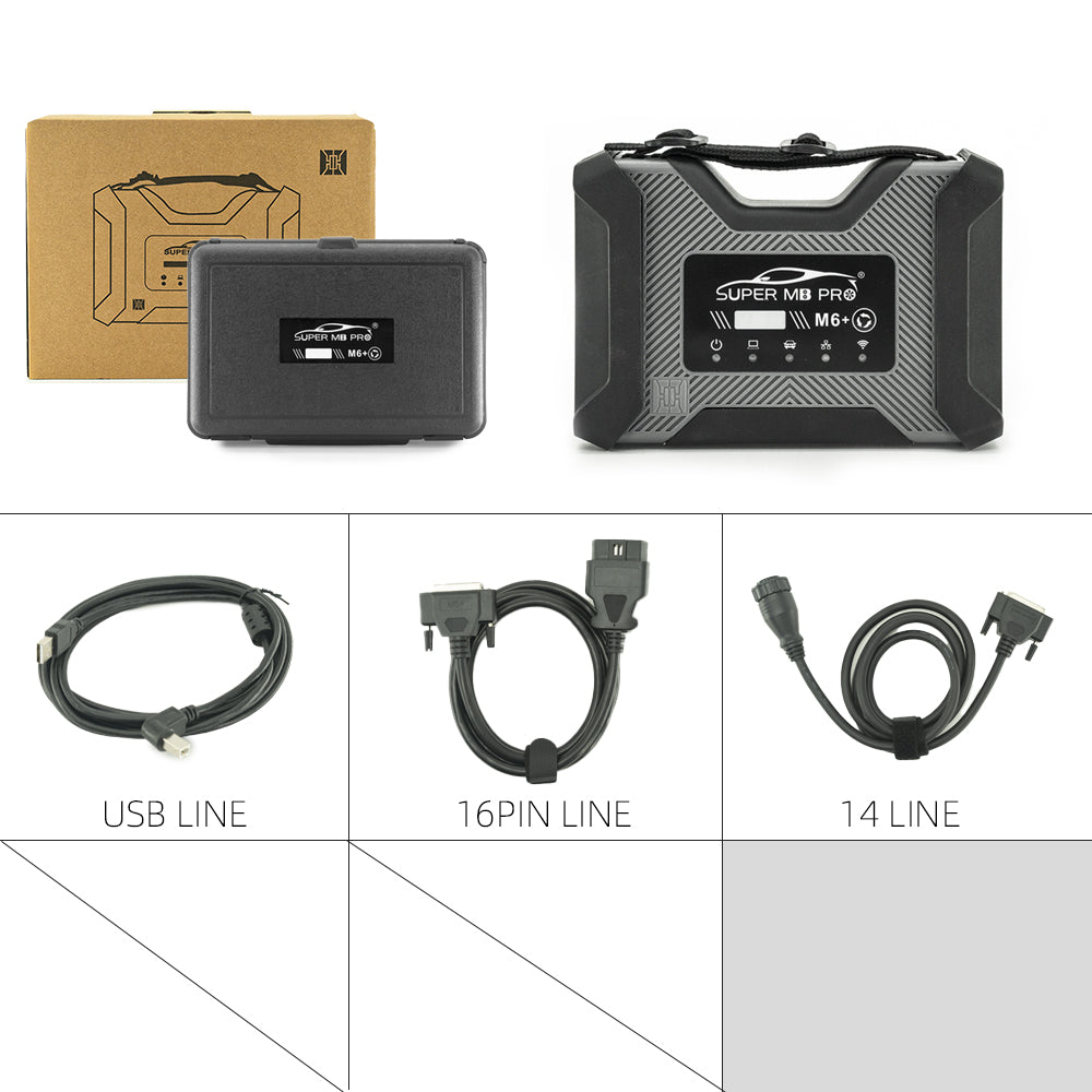 SUPER MB PRO M6+ Pro Star Diagnosis Tool Full Configuration for Benz Cars and Trucks