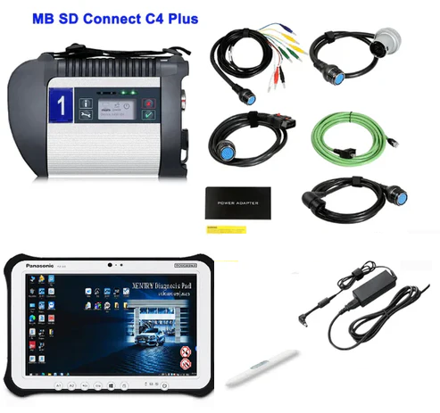 Mercedes SD Connect C4 Star Diagnosis Support DOIP for Mercedes Benz Cars and Trucks till 2024