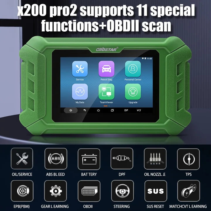 OBDSTAR X200 Pro2 Oil Reset Tool Support Car Maintenance till 2021