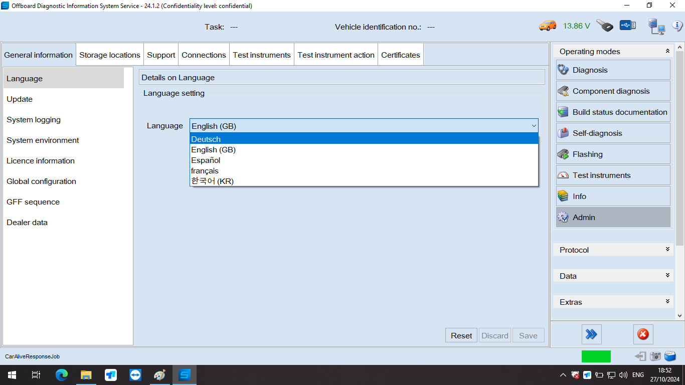 ODIS Software V24.1.2 V-W A-udi Elsawin 6.0 Vag ETKA 8.3 ODI-S Engineer Software V18 Installed In HDD/SSD