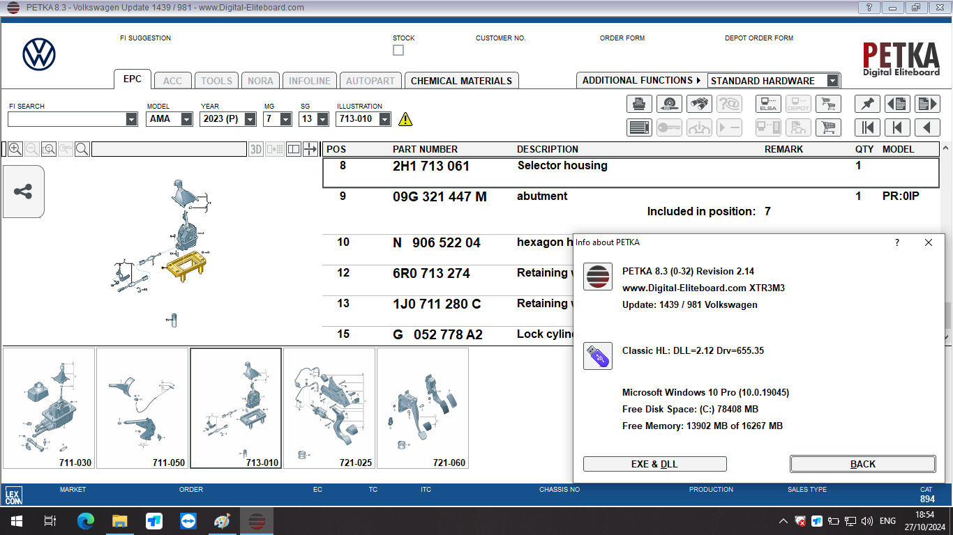 ODIS Software V24.1.2 V-W A-udi Elsawin 6.0 Vag ETKA 8.3 ODI-S Engineer Software V18 Installed In HDD/SSD