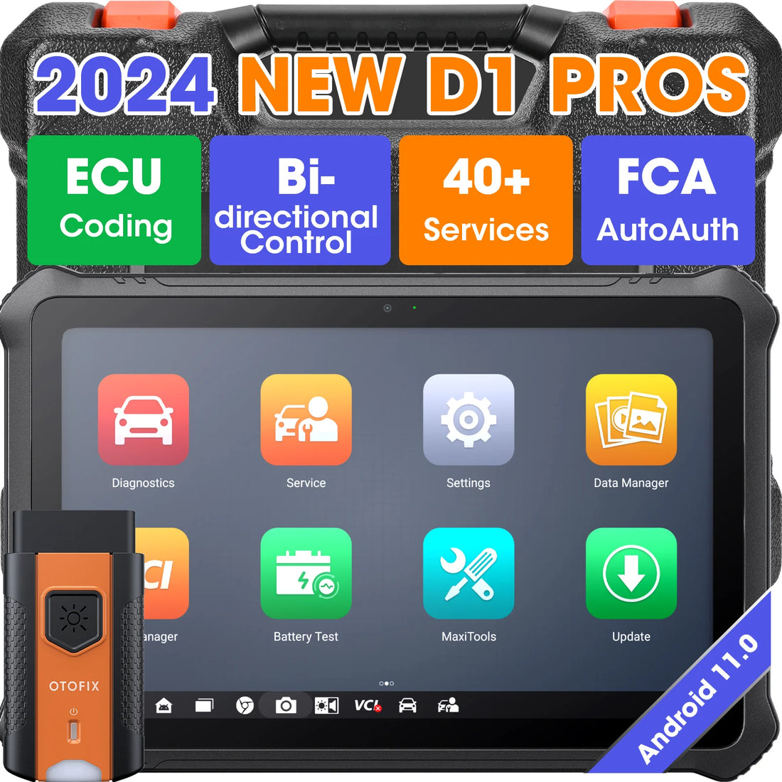 OTOFIX D1 ProS Car Diagnostic Tool Upgraded of D1 PRO Supports ECU Coding