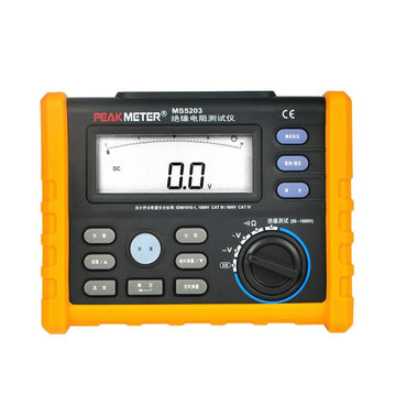 PEAKMETER MS5203 Insulation Resistance Tester Meter 50-1000V Multimeter