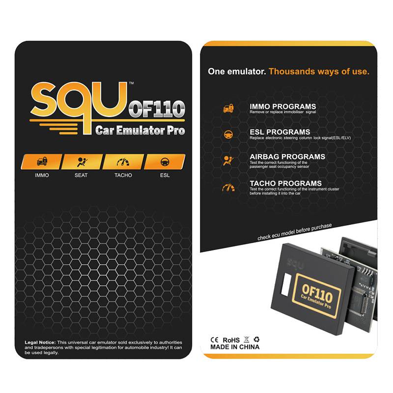 Universal Car Emulator Pro SQU OF110 Supports IMMO ECU Repair Emulator