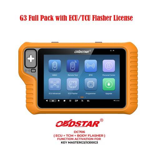 ترخيص البرنامج لـ OBDSTAR X300 Classic G3 [التنشيط عبر الإنترنت]