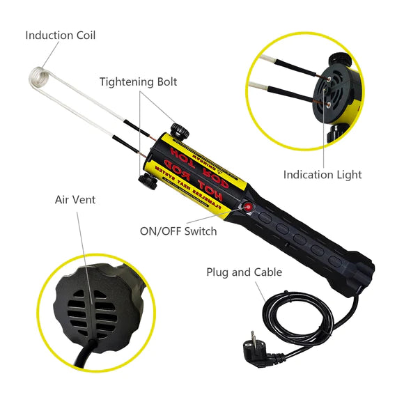 Solary Magnetic Induction Heater Kit For Rusty Screw