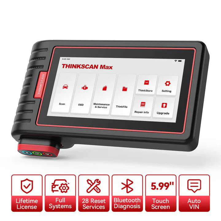 ماسح ضوئي THINKCAR ThinkScan Max OBD2 يدعم تشخيصات جميع الأنظمة