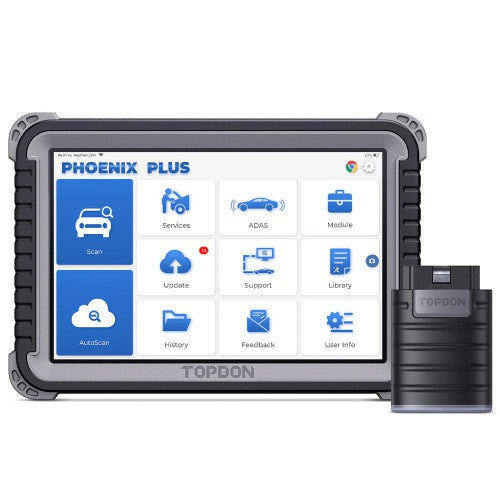 TOPDON Phoenix Plus Bidirectional Scanner Supports ECU coding 2 years free upgrade