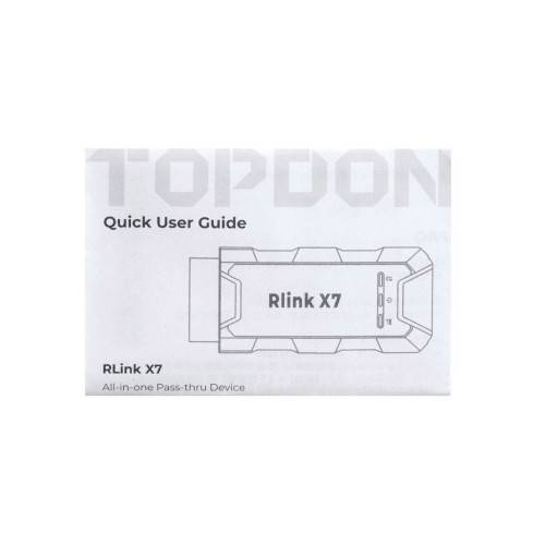 TOPDON Rlink X7 J2534 Programming and Diagnostic Tool for GM 2000-2024 Compatible with GDS2 v2024.05 Tech2win