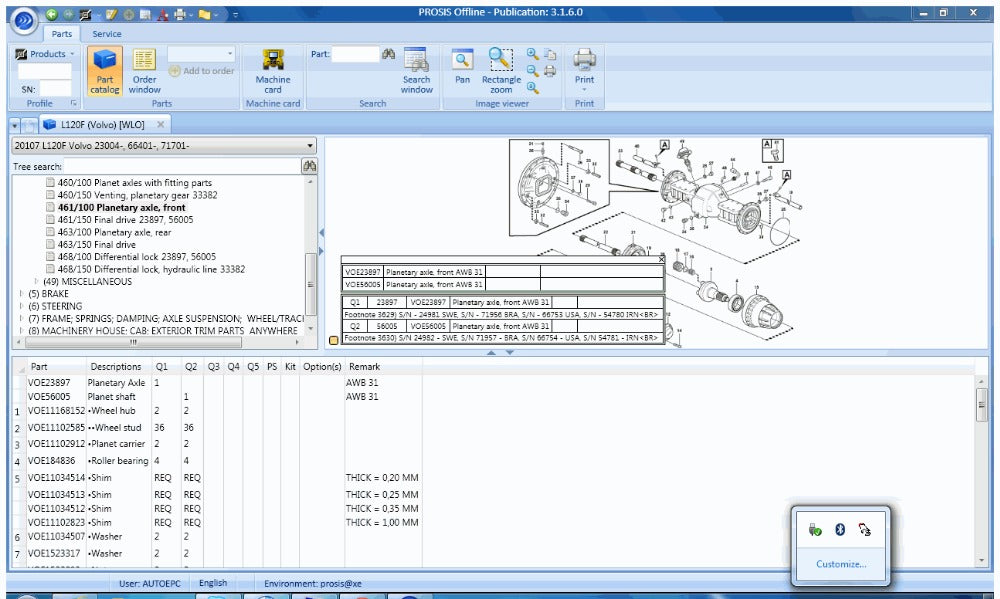 V.olvo PROSIS Parts Catalog & Repair Manual for V.olvo Construction V2024.09