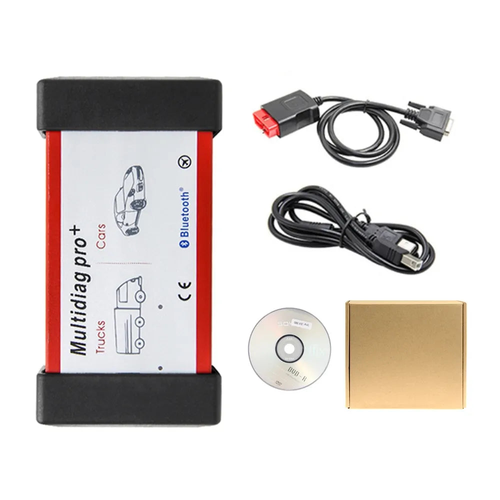 V2020 Multidiag Pro+ Cars/ Trucks and OBD2 Diagnostic Tool with Bluetooth