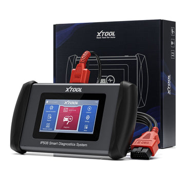 جهاز XTOOL InPlus IP508 OBD2 Scanner مع قارئ أكواد محرك ناقل الحركة ABS SRS، أداة فحص تشخيصية للسيارة مع 6 خدمات إعادة تعيين