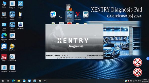 Benz C6 DoIP Xentry Diagnosis VCI Multiplexer with V2024.06 Software SSD
