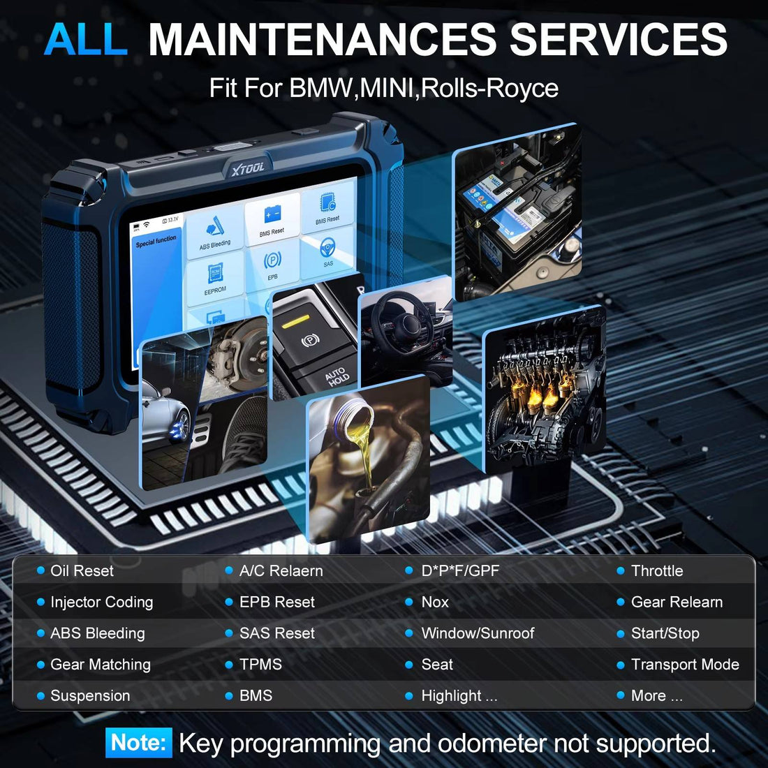 Xtool InPlus IP500 Car Diagnostic Tool For B-MW/ Mini/ Rolls-Royce Full system diagnosis with CAN FD