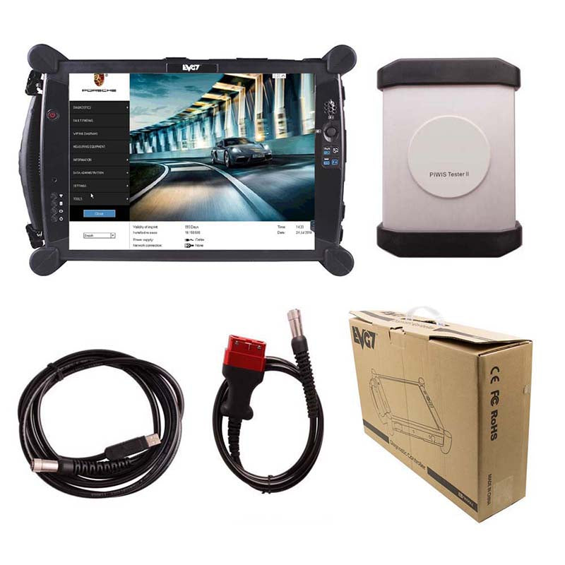 PIWIS Tester II for Porsche diagnose tool with Panasonic CF-30 Tablet Installed V18.150.500 Software Full set Ready to Use - VXDAS Official Store