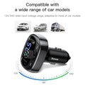 Car Player Charger Transmittor FM 3.4A Audio Baseus Phone Kit Transmitter Handsfree Modulator Dual with Bluetooth USB MP3 - VXDAS Official Store