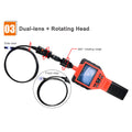 Car pipe inspection industrial borescopes endoscope with 3.5 inch screen and dual lens HD camera - VXDAS Official Store