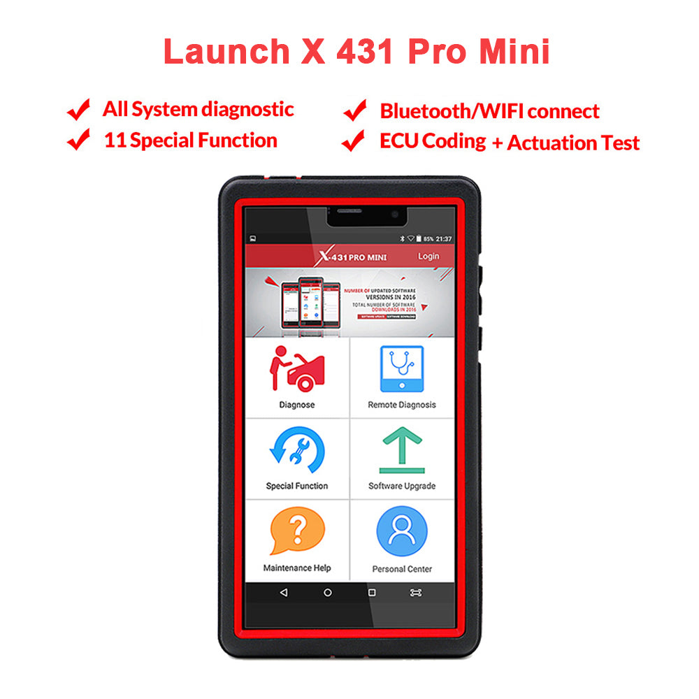 LAUNCH X431 Pro Mini Auto diagnostic tool Support Bluetooth with 2 Years Free Update Online - VXDAS Official Store