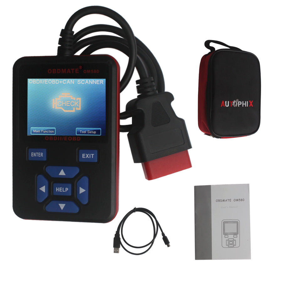 AUTOPHIX OBDMATE OM580 OBDII EOBD Code Read Scanner - VXDAS Official Store