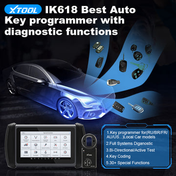 XTool IK618 Automotive All System Diagnostic Scanner Car Diagnostic Tool Auto Key Programmer