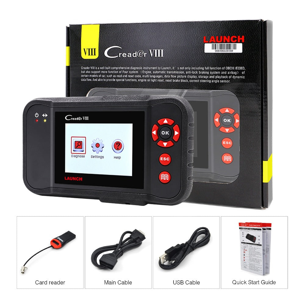 Launch X431 Creader VIII CRP129 Comprehensive OBD Auto Diagnostic Scanner Tool Instrument - VXDAS Official Store