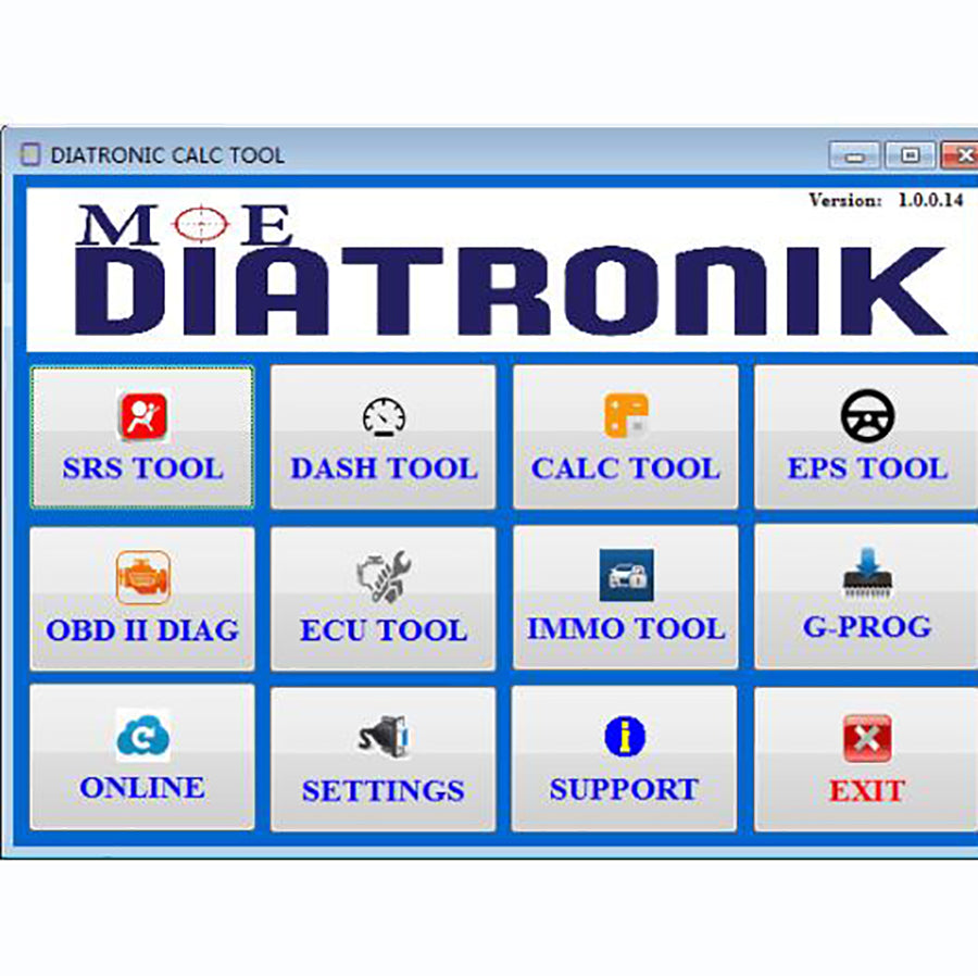 Diatronik SRS+DASH+CALC+EPS OBD Tool Full Kit with USB Dongle for Win7 Win10 Support All Renesas and Infineon via OBD2 up to 2018 - VXDAS Official Store