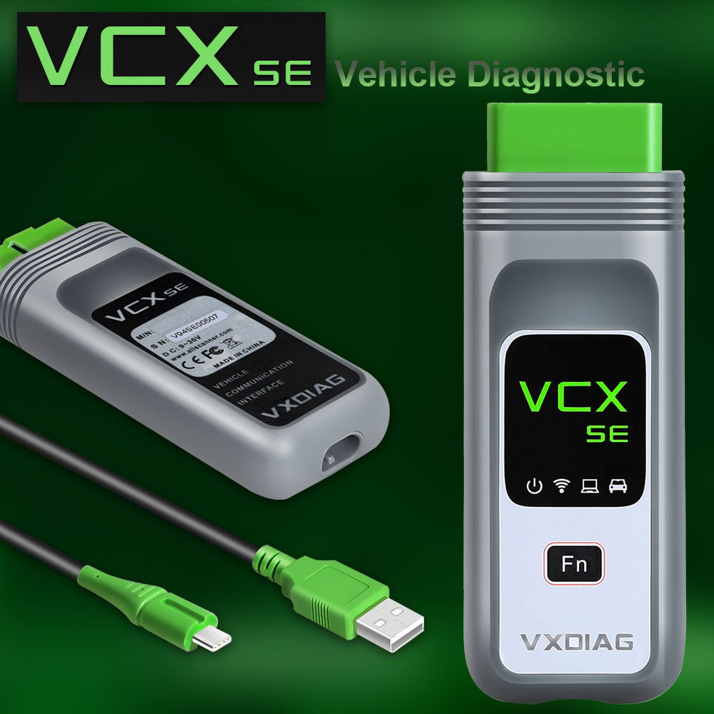 VXDIAG VCX SE PRO 3 in 1 VXDIAG OBD2 Diagnostic Tool with 3 Free Car Software Authorization